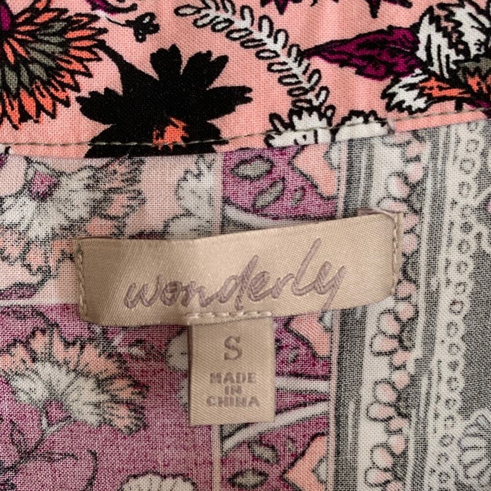 Wonderly Multicolor Patchwork Boho Open Front Car… - image 7